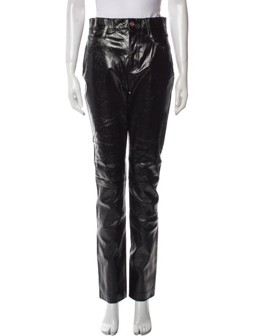 RtA Lambskin Straight Leg Pants