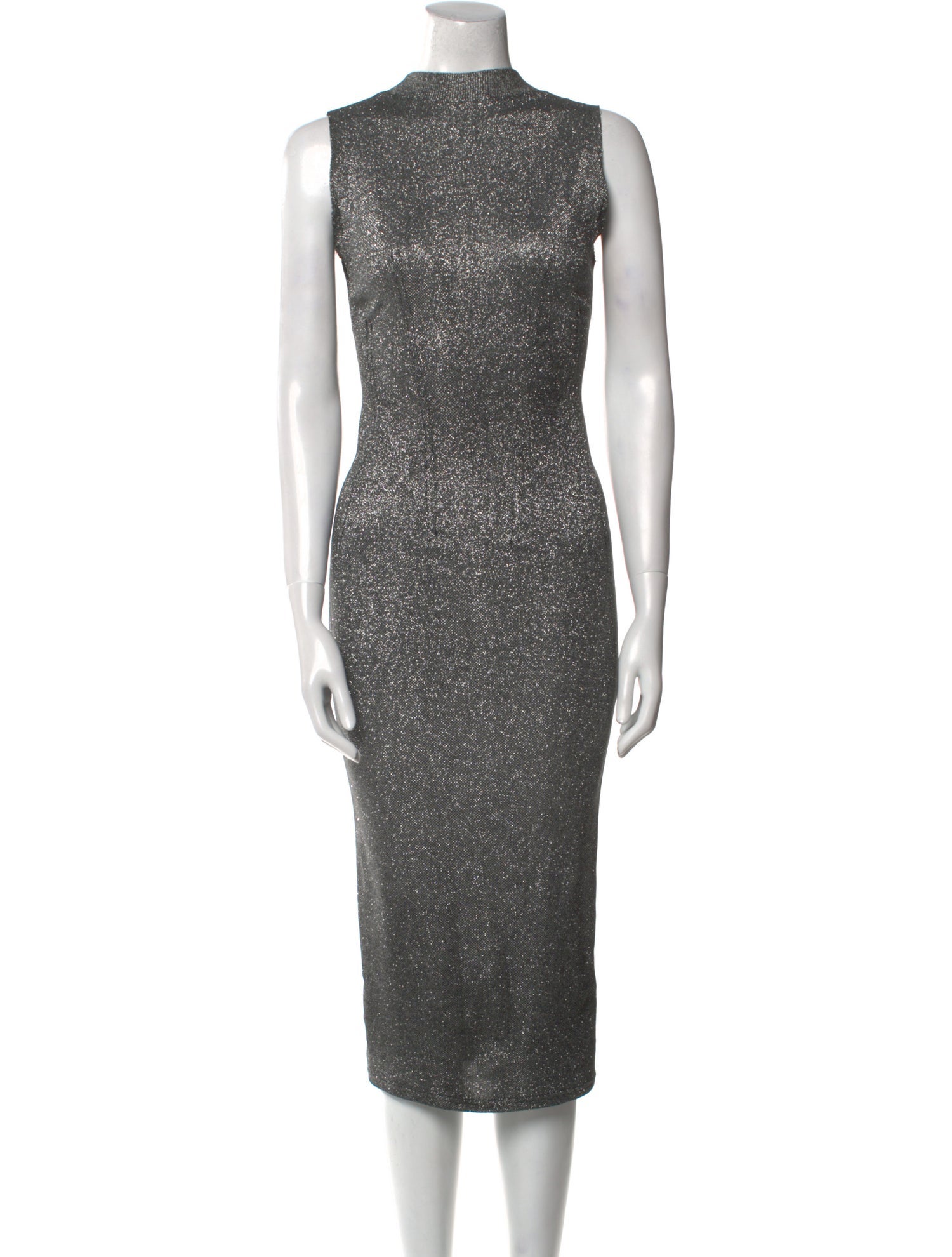 RtA Mock Neck Midi Length Dress