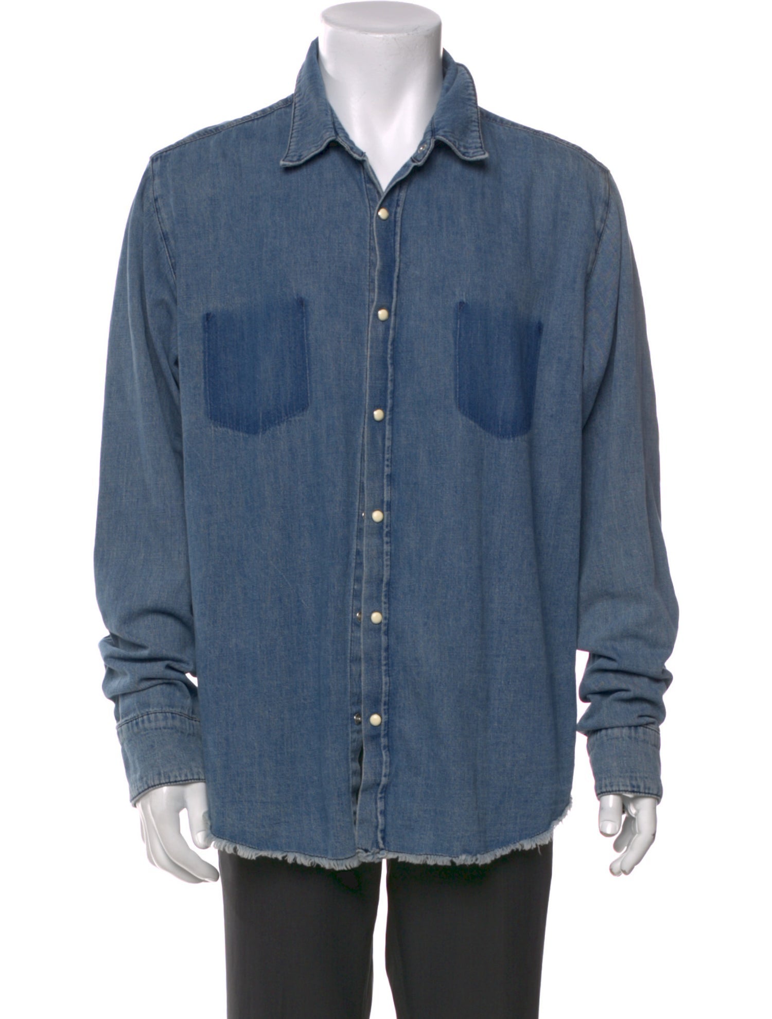 RtA Long Sleeve Denim Shirt