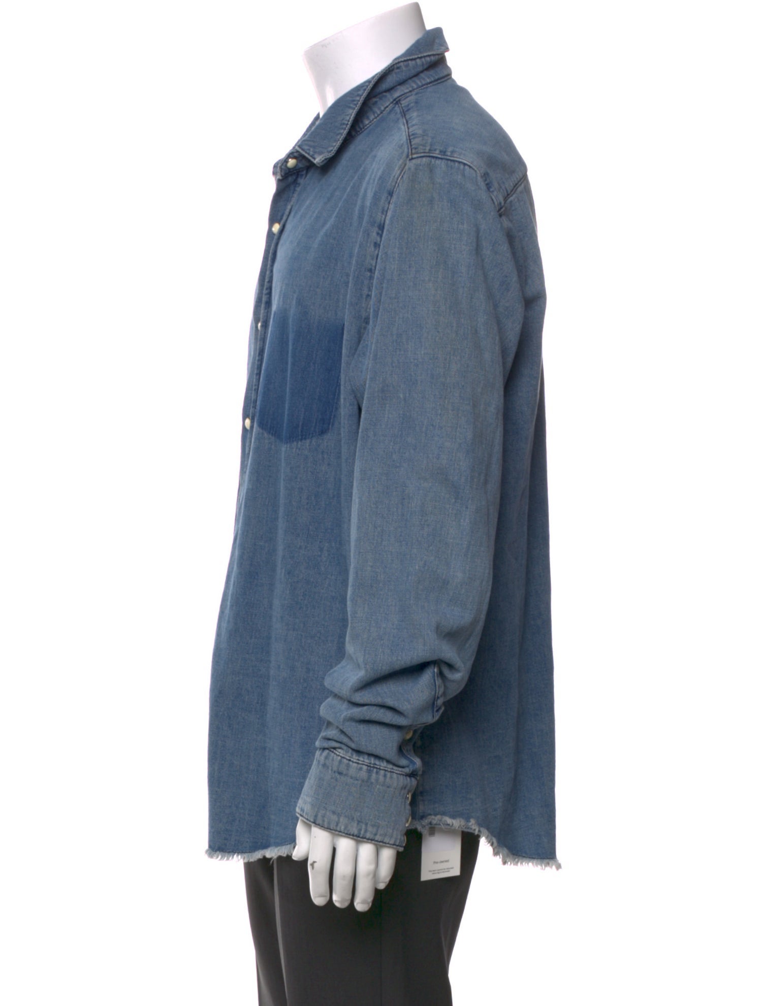 RtA Long Sleeve Denim Shirt