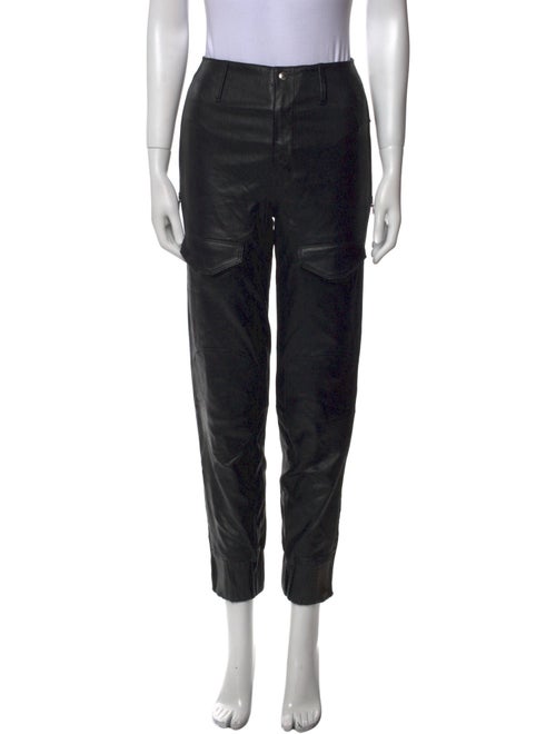 RtA Lambskin Straight Leg Pants