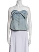 RtA Strapless Crop Top