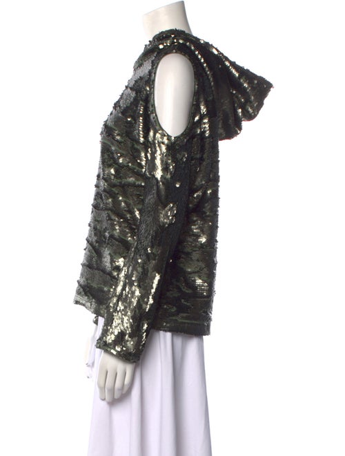 RtA Printed Mock Neck Sweatshirt