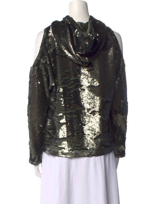 RtA Printed Mock Neck Sweatshirt