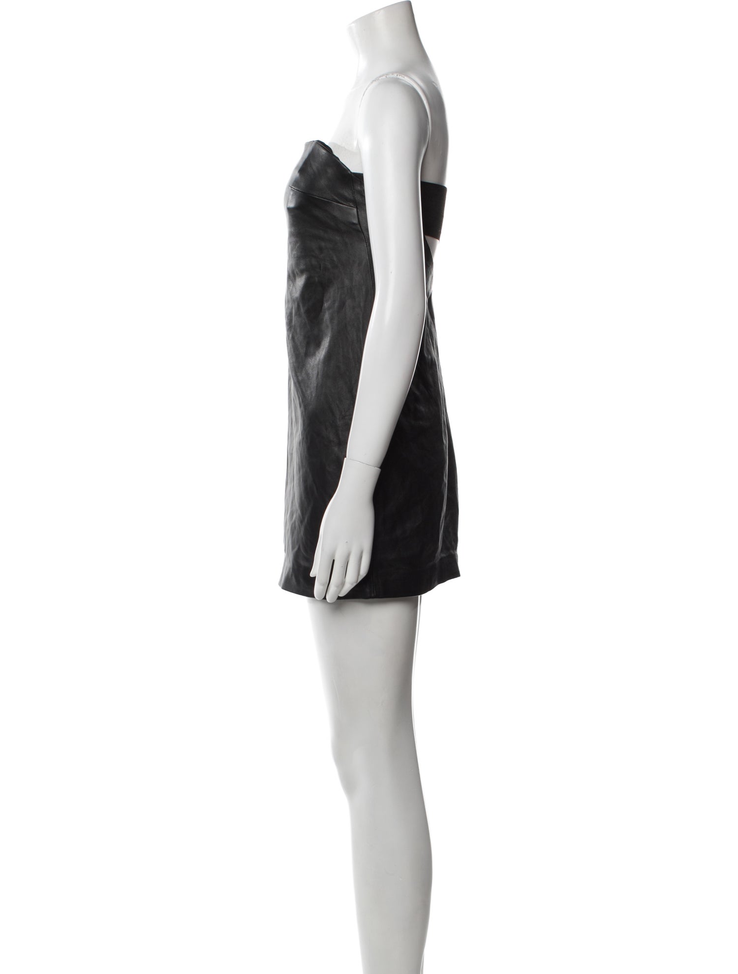 RtA Lambskin Mini Dress