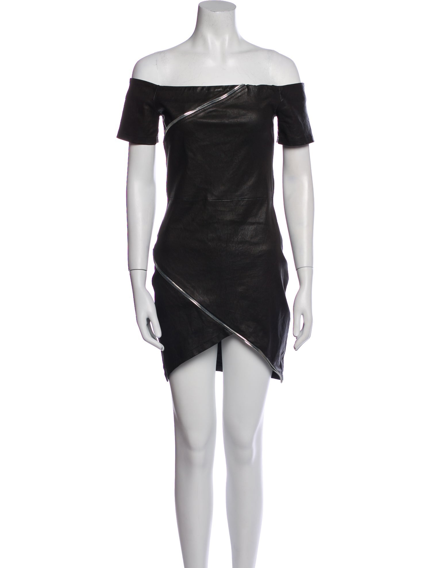 RtA Leather Mini Dress