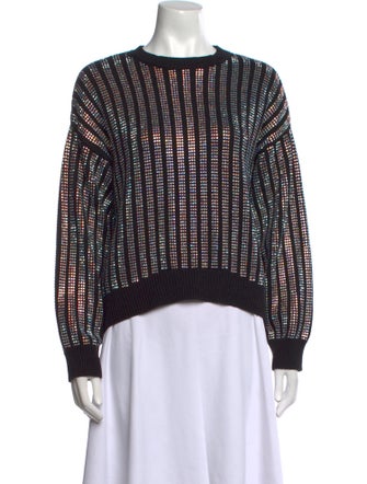 RtA Striped Crew Neck Sweater