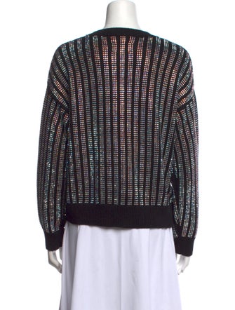 RtA Striped Crew Neck Sweater