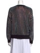 RtA Striped Crew Neck Sweater