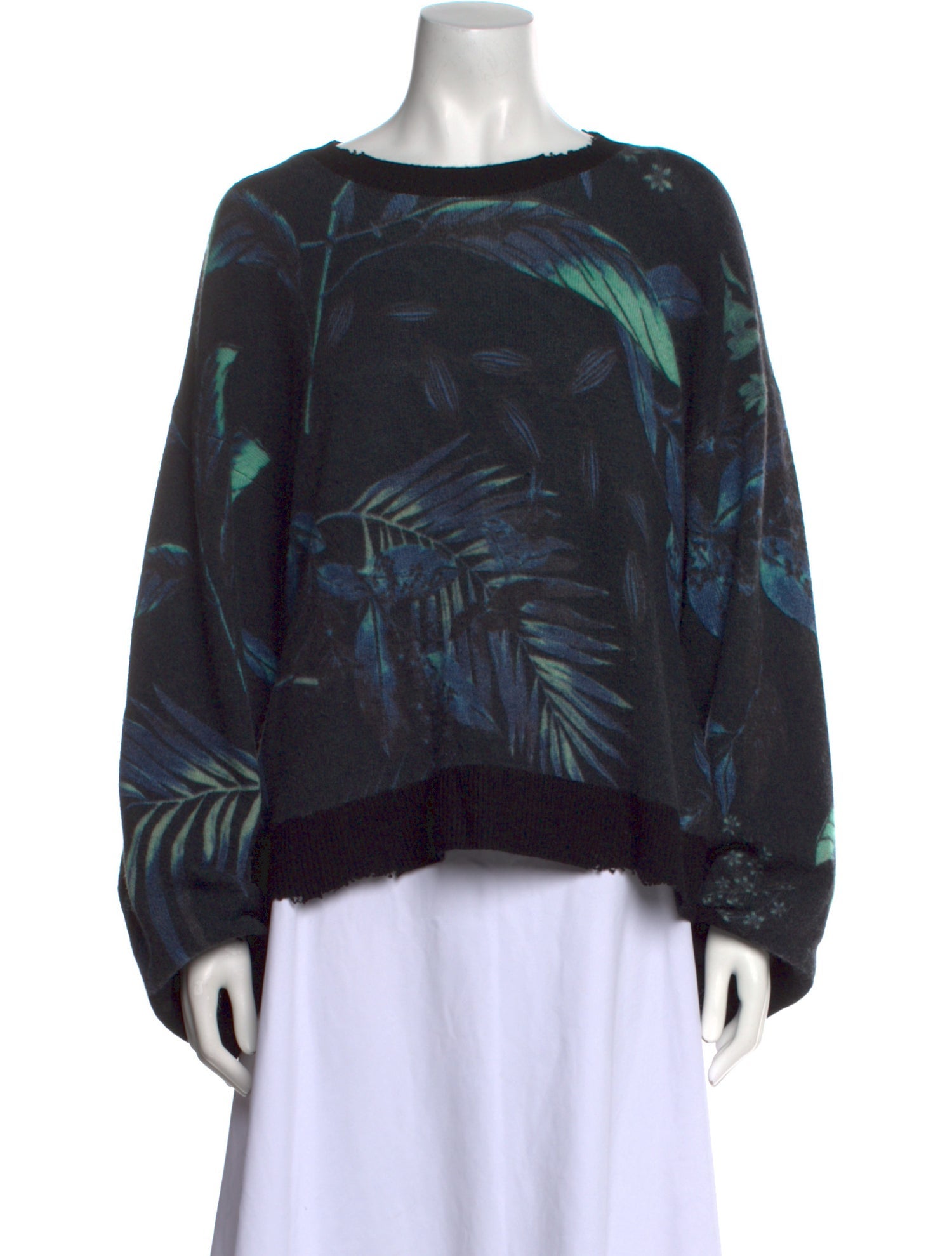 RtA Cashmere Printed Sweater