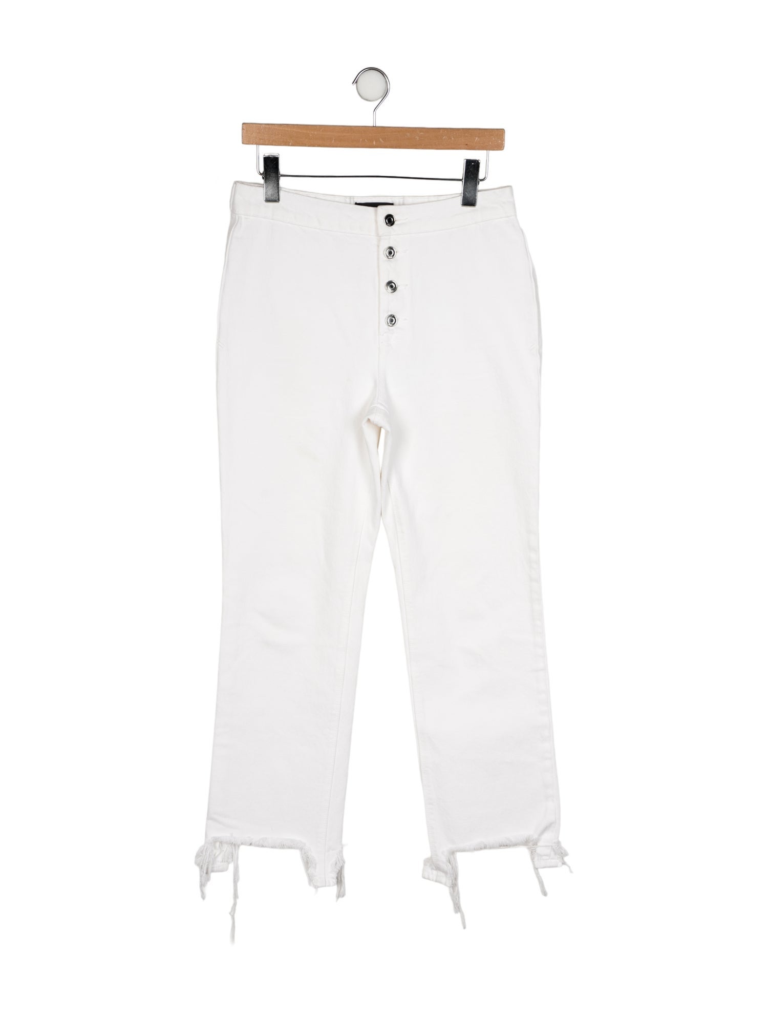 RtA Mid-Rise Straight Leg Jeans