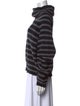 RtA Striped Cowl Neck Sweater