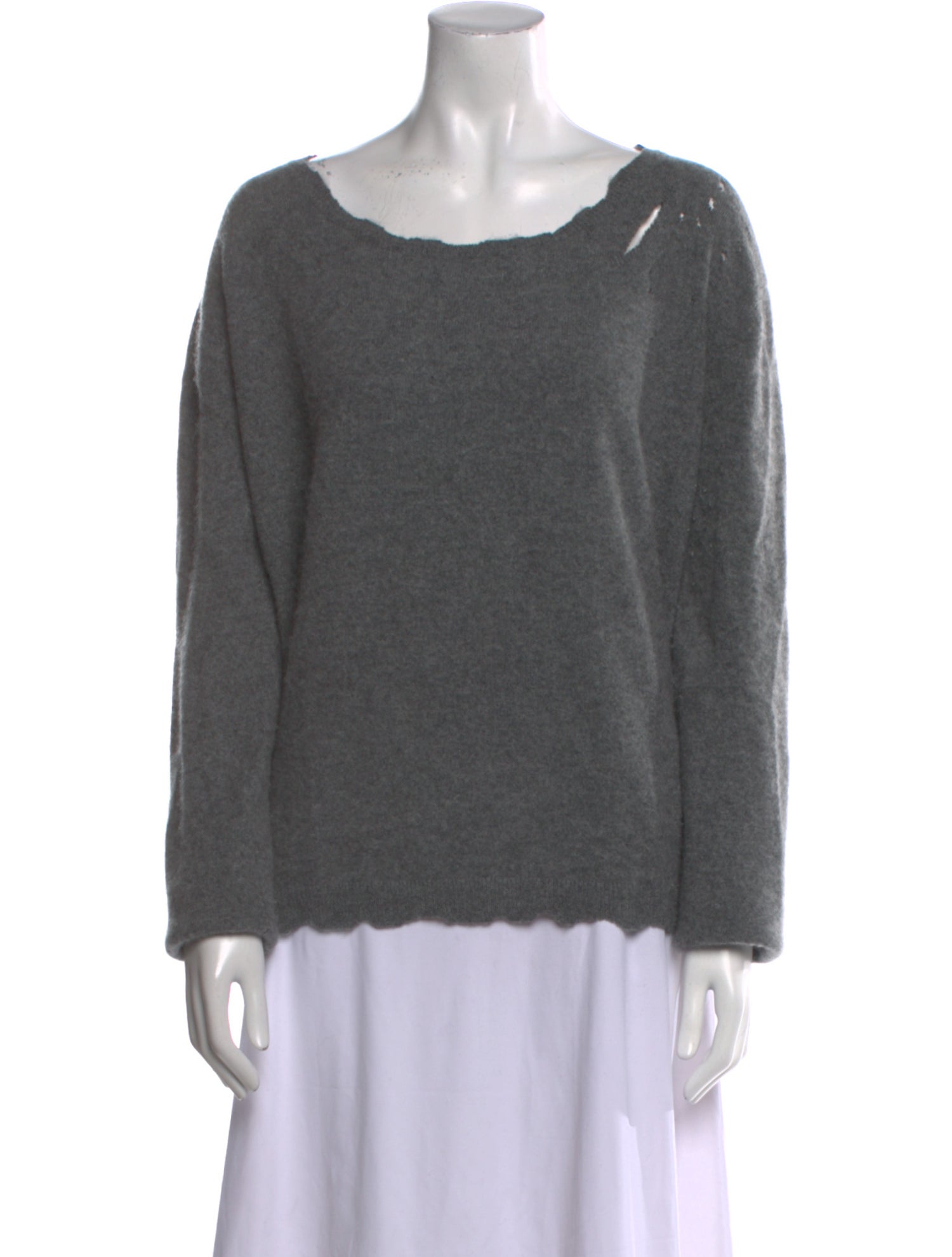 RtA Cashmere Scoop Neck Sweater