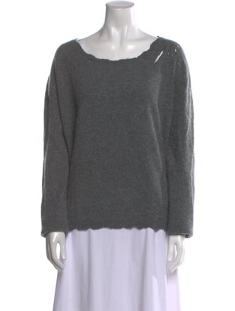 RtA Cashmere Scoop Neck Sweater