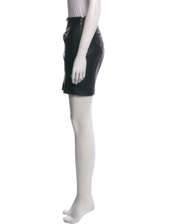 RtA Pleated Accents Mini Skirt