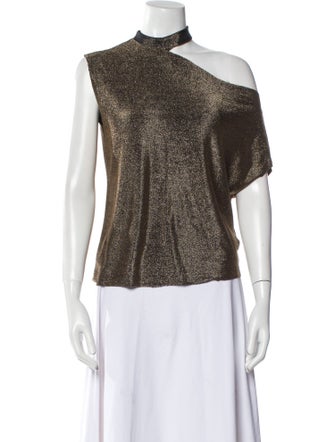 RtA One-Shoulder Short Sleeve Top