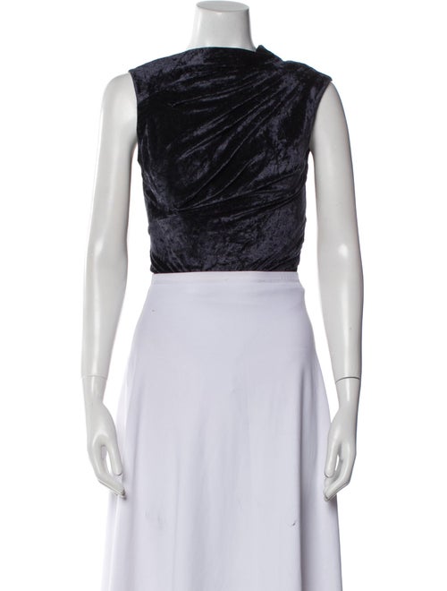 RtA Cowl Neck Sleeveless Crop Top