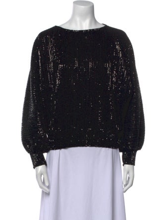 RtA Bateau Neckline Long Sleeve Sweatshirt