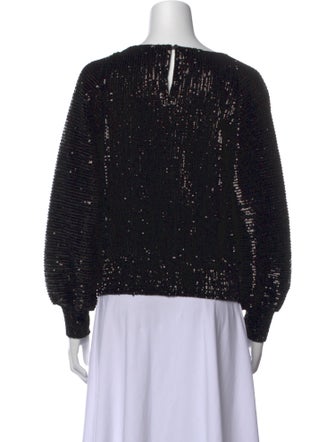 RtA Bateau Neckline Long Sleeve Sweatshirt