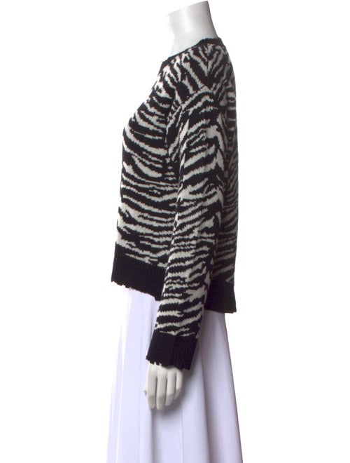 RtA Cashmere Animal Print Sweater