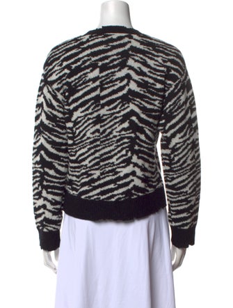 RtA Cashmere Animal Print Sweater