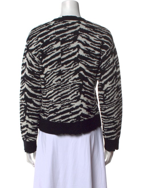 RtA Cashmere Animal Print Sweater