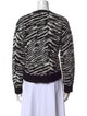 RtA Cashmere Animal Print Sweater