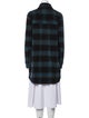 RtA Wool Plaid Print Coat
