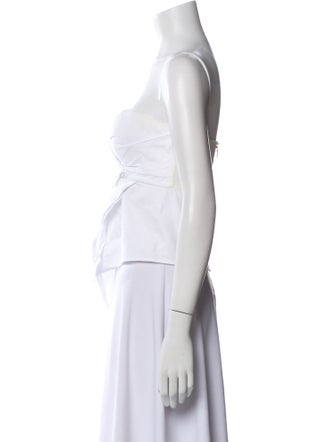 RtA Strapless Crop Top