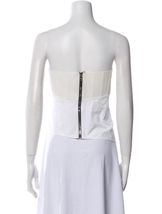 RtA Strapless Crop Top