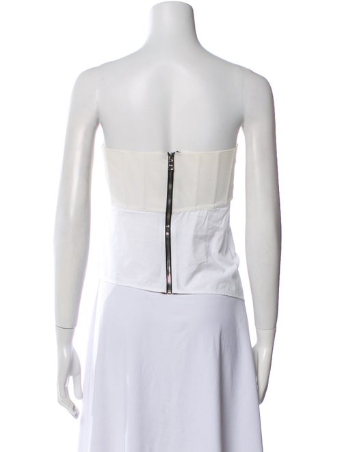 RtA Strapless Crop Top