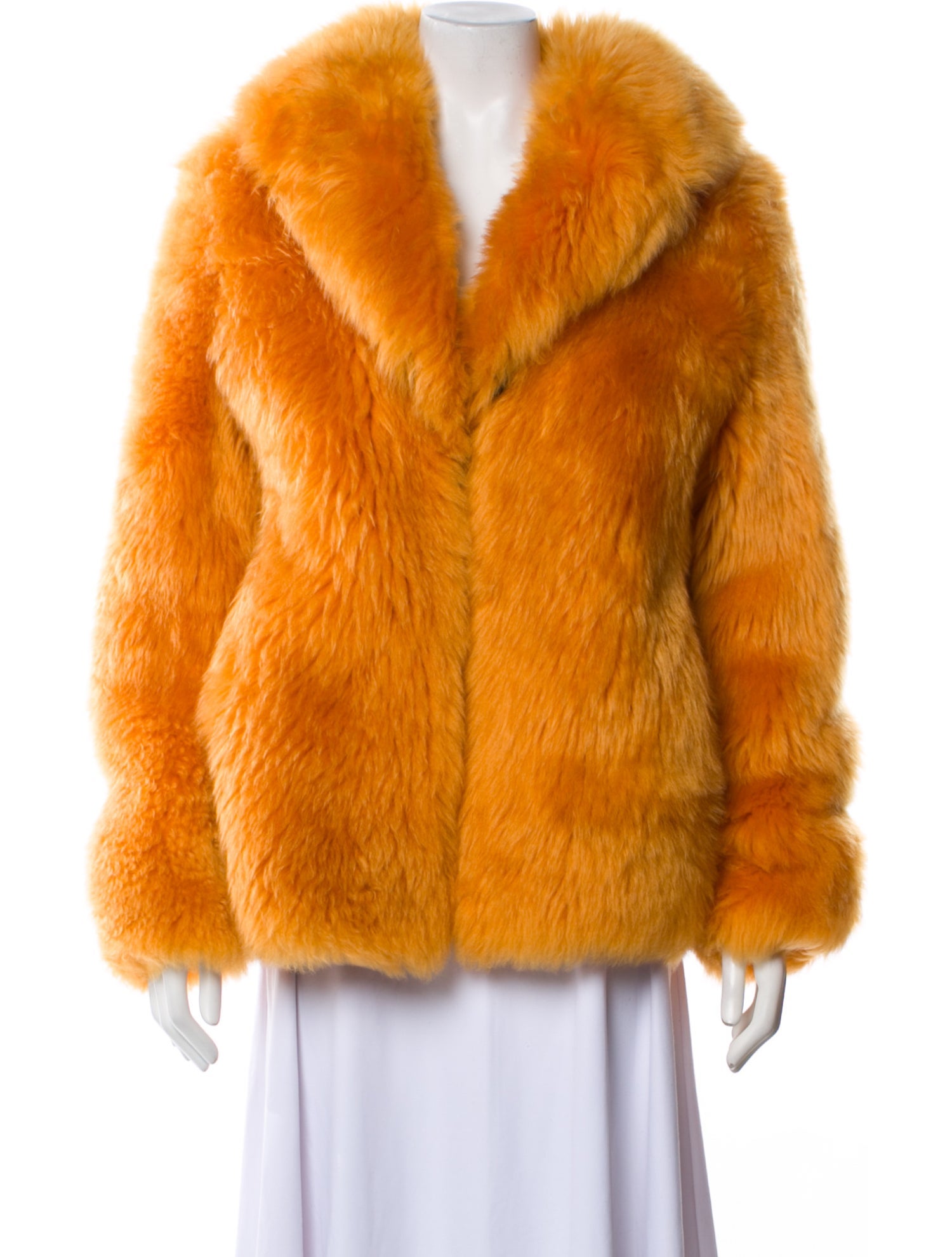 RtA Lambskin Faux Fur Jacket