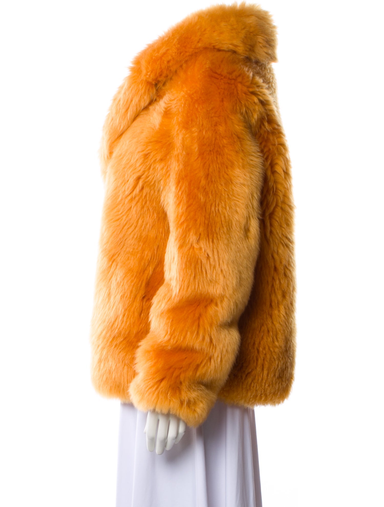 RtA Lambskin Faux Fur Jacket