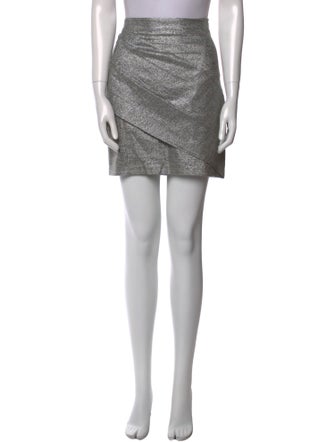 RtA Glitter Accents Mini Skirt