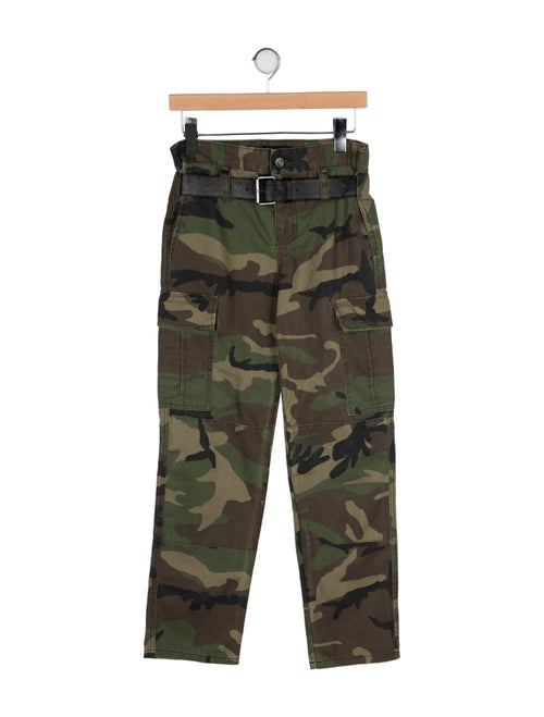 RtA Camouflage Print Straight Leg Pants