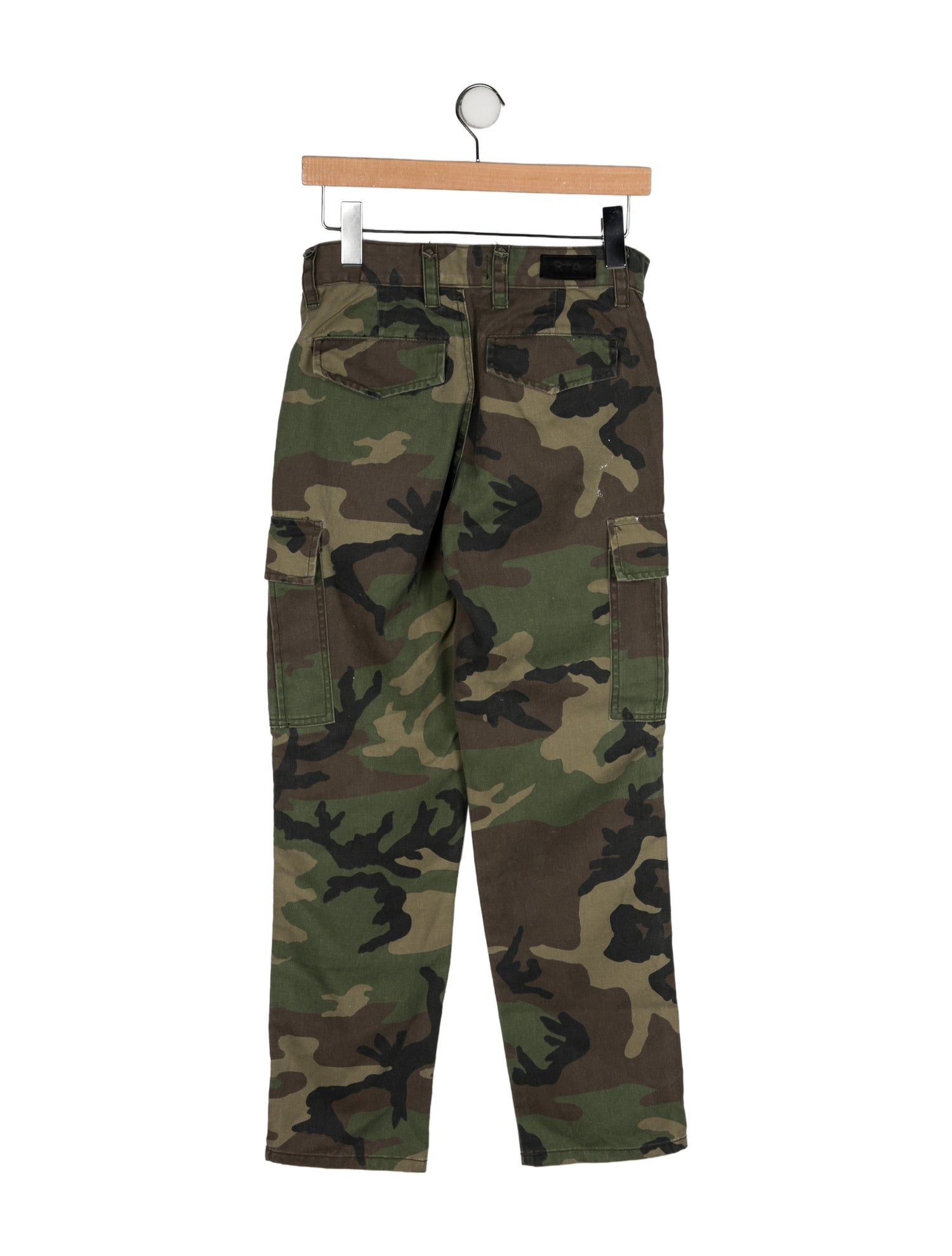 RtA Camouflage Print Straight Leg Pants