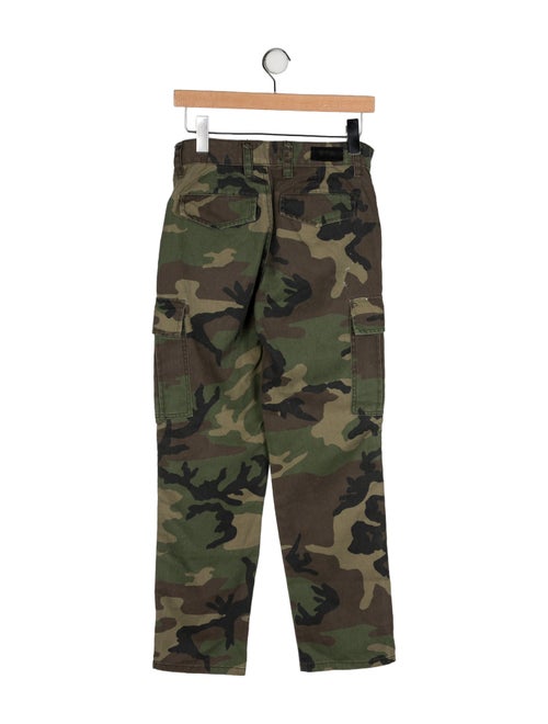 RtA Camouflage Print Straight Leg Pants