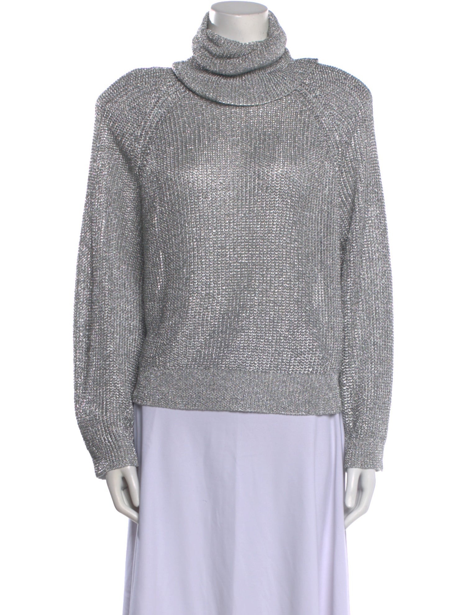 RtA Nylon Turtleneck Sweater