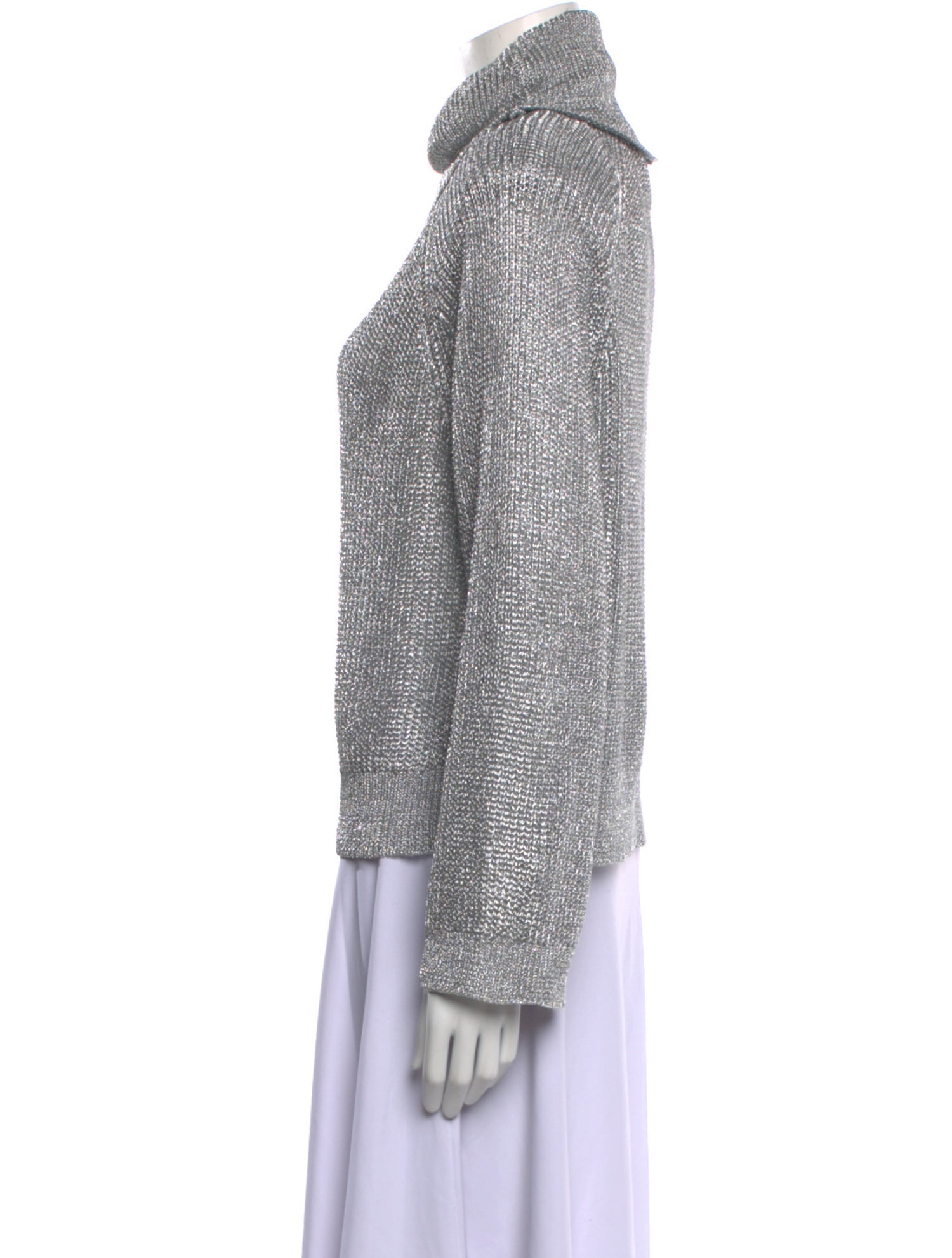 RtA Nylon Turtleneck Sweater