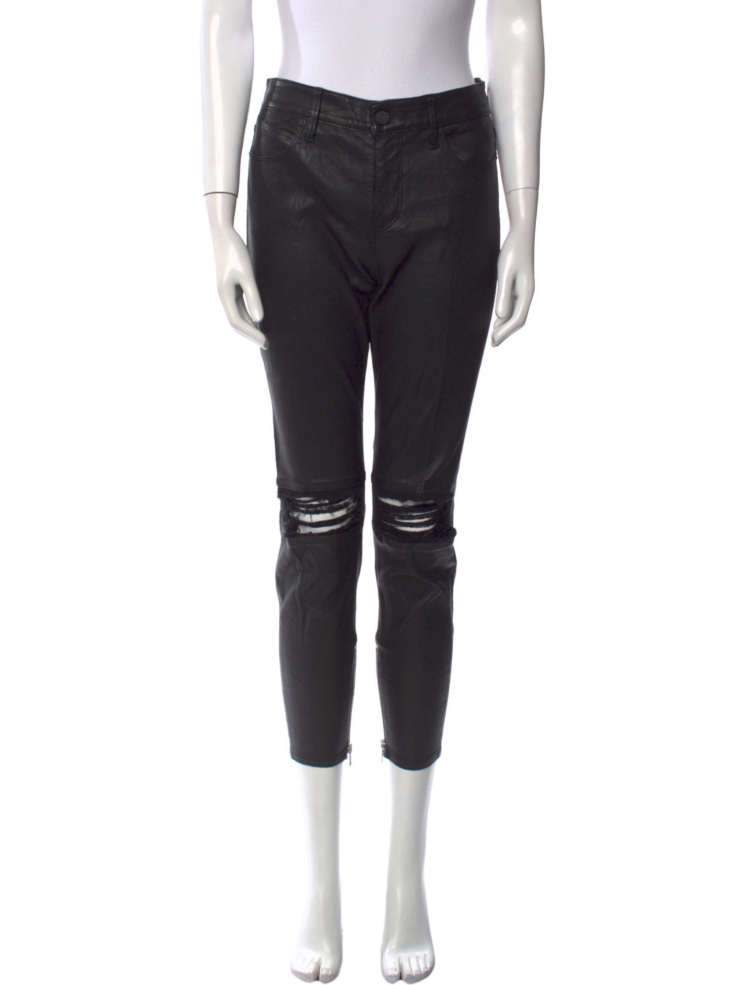 RtA Leather Skinny Leg Pants