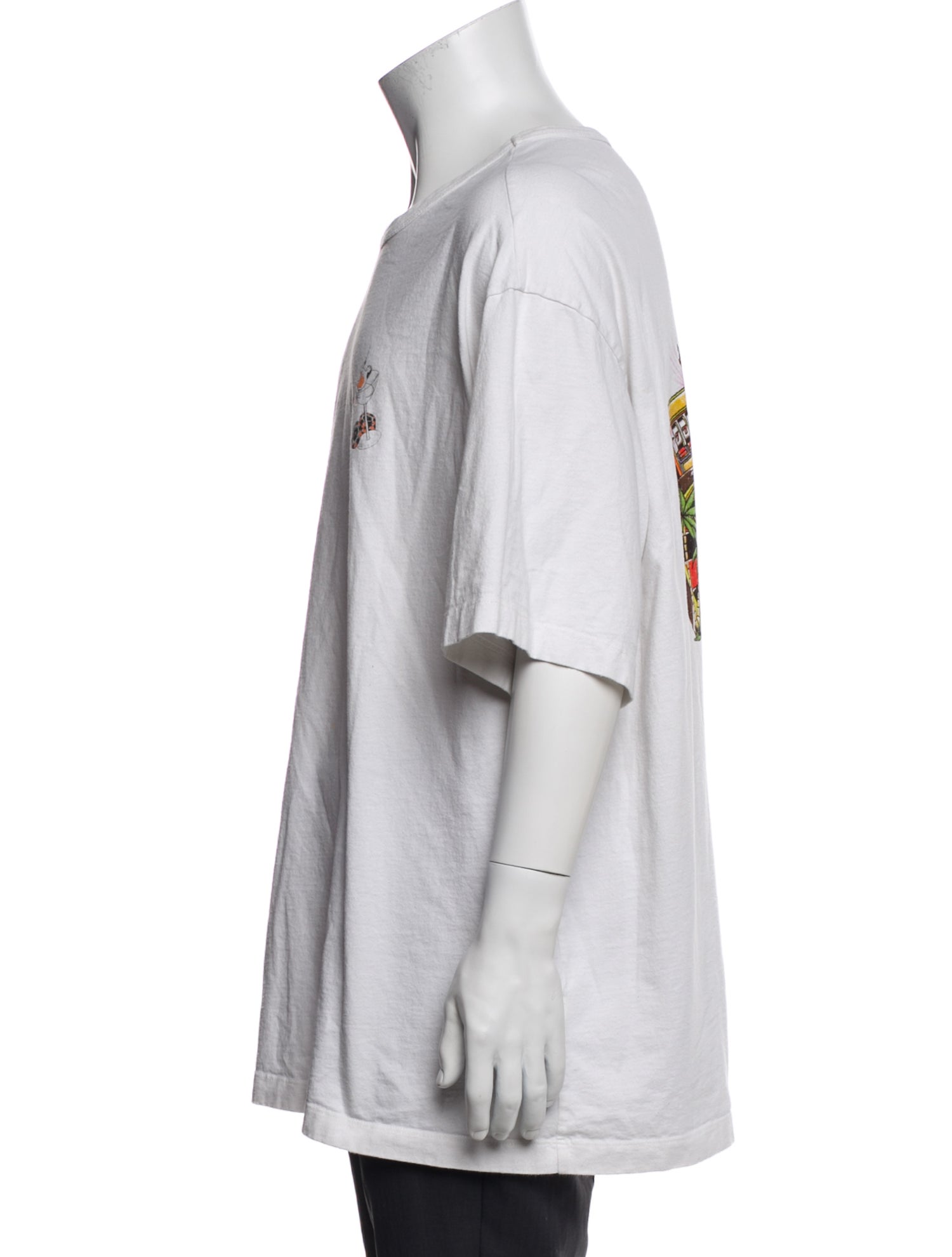 RtA Graphic Print Scoop Neck T-Shirt