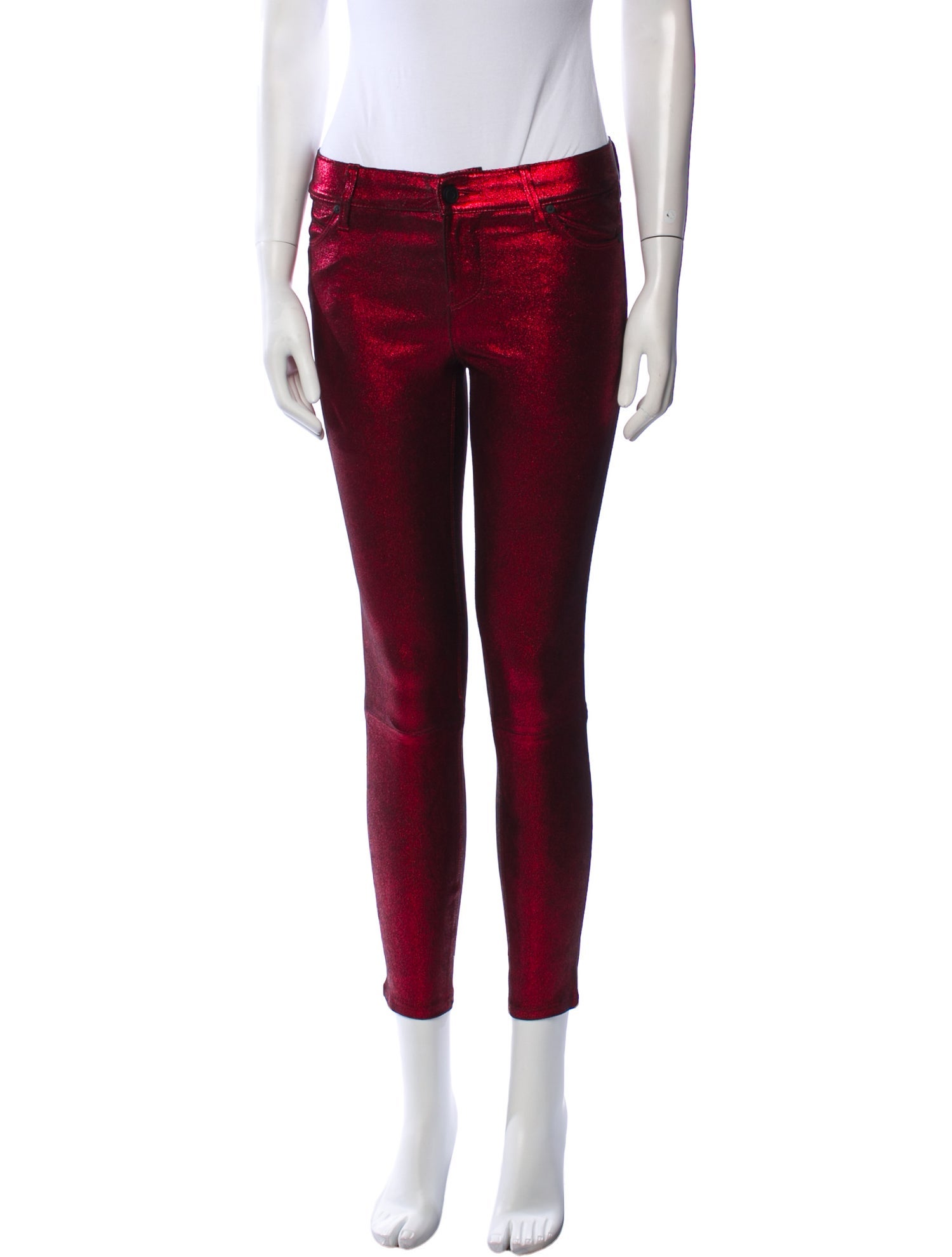 RtA Lamb Leather Skinny Leg Pants w/ Tags