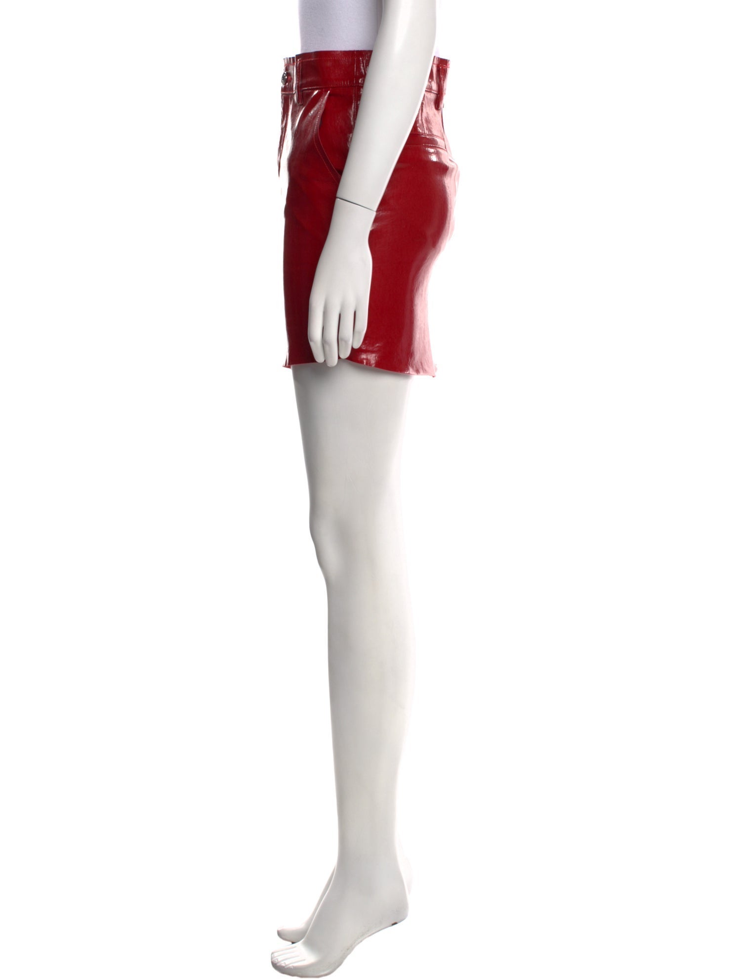 RtA Lambskin Mini Skirt