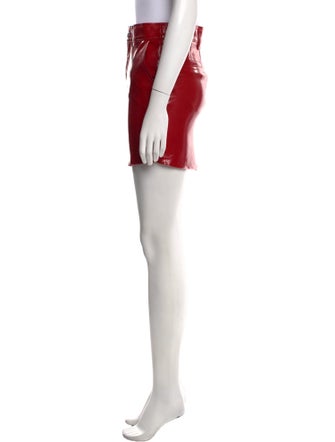 RtA Lambskin Mini Skirt