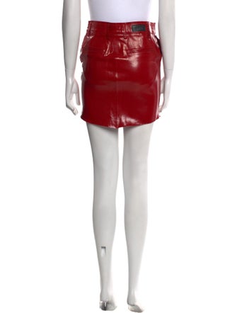 RtA Lambskin Mini Skirt