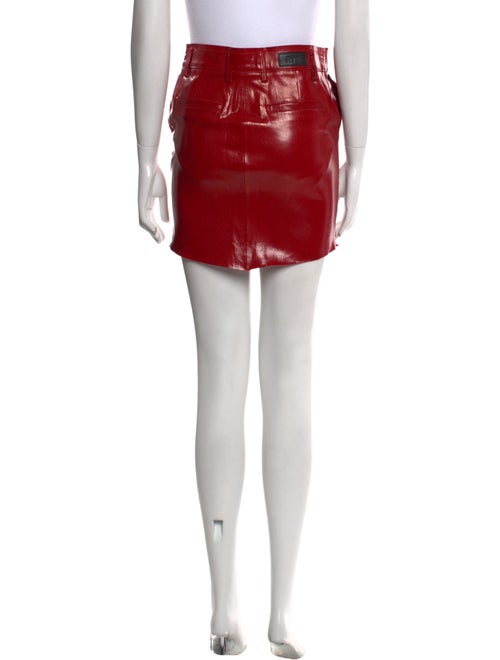 RtA Lambskin Mini Skirt