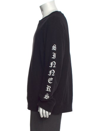 RtA Graphic Print Crew Neck Sweatshirt