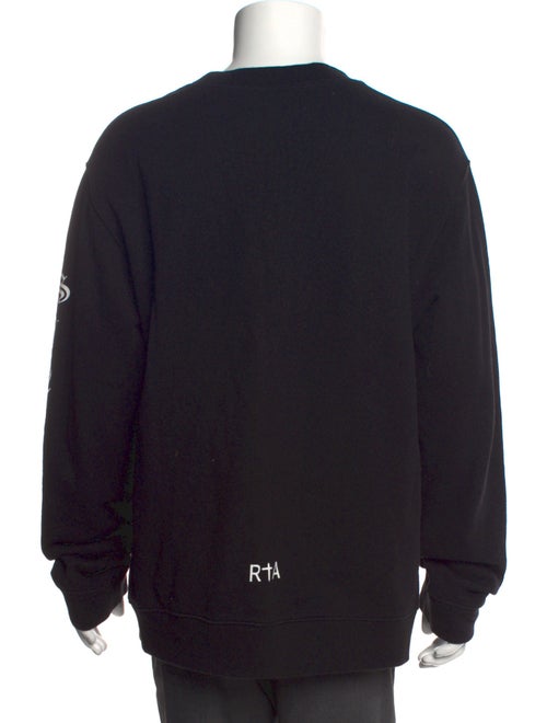 RtA Graphic Print Crew Neck Sweatshirt