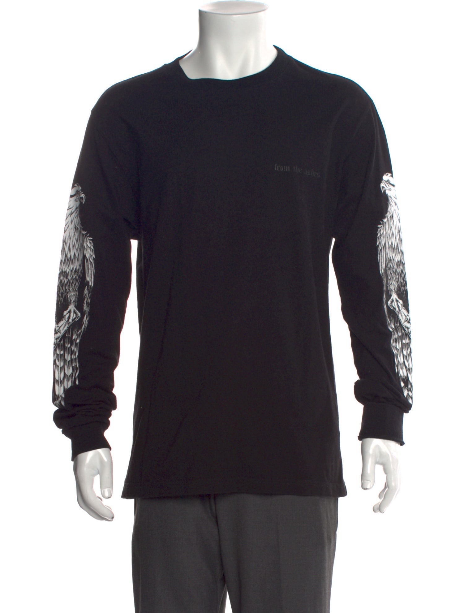 RtA Crew Neck Long Sleeve T-Shirt