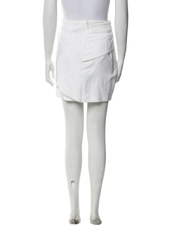 RtA Pleated Accents Mini Skirt